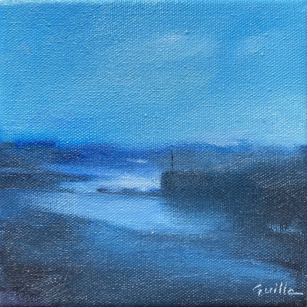 Les Amarreurs, Guernsey - Dusk - Sold Dust at Les Amarrers