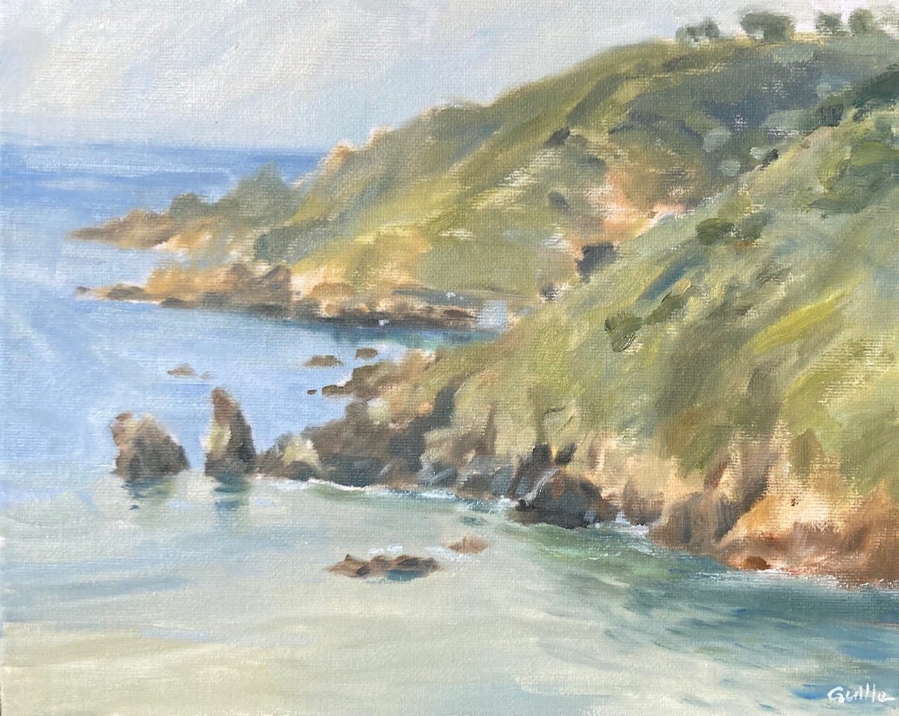 Spring cliffs Moulin Huet