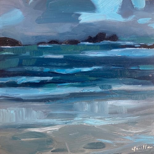 Waves at port soif, guernsey
