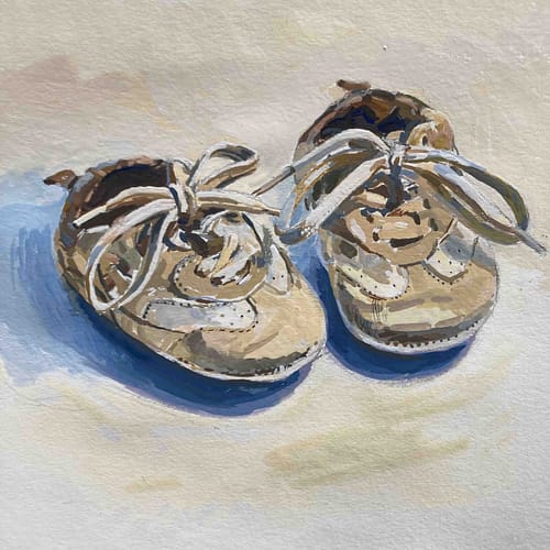 Ruairi's first shoes