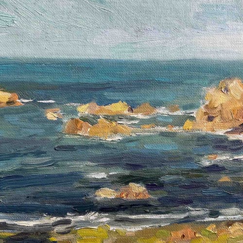 Pleinair seascape Jaonneuse Bay