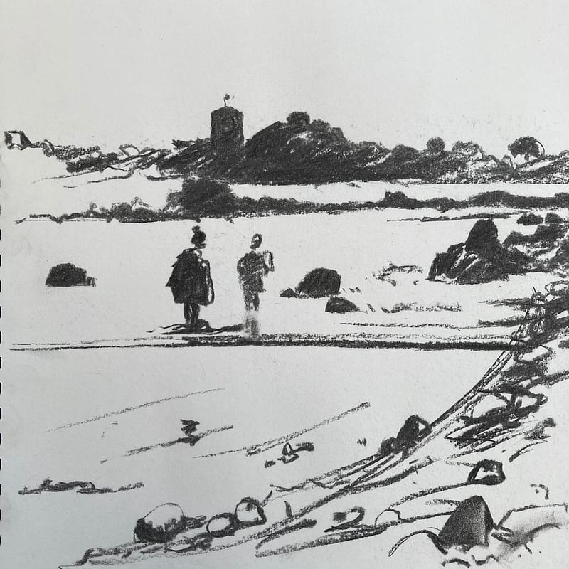 Sketch Pembroke Beach